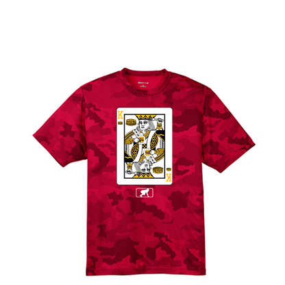 KING OF PANCAKES - Hex Camo Performance Tee