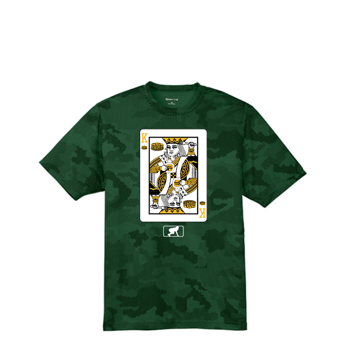 KING OF PANCAKES - Hex Camo Performance Tee