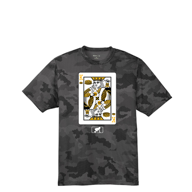 KING OF PANCAKES - Hex Camo Performance Tee