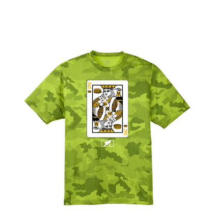 KING OF PANCAKES - Hex Camo Performance Tee