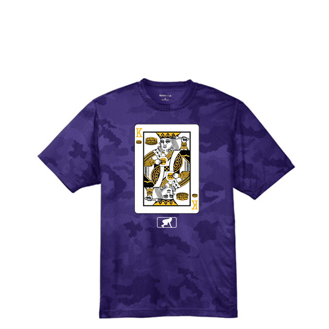 KING OF PANCAKES - Hex Camo Performance Tee