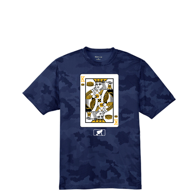KING OF PANCAKES - Hex Camo Performance Tee