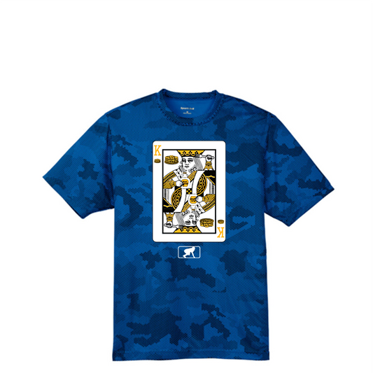 KING OF PANCAKES - Hex Camo Performance Tee