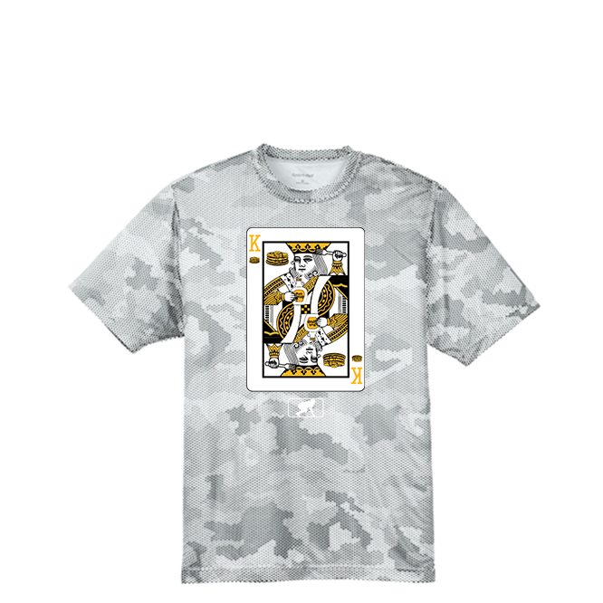 KING OF PANCAKES - Hex Camo Performance Tee