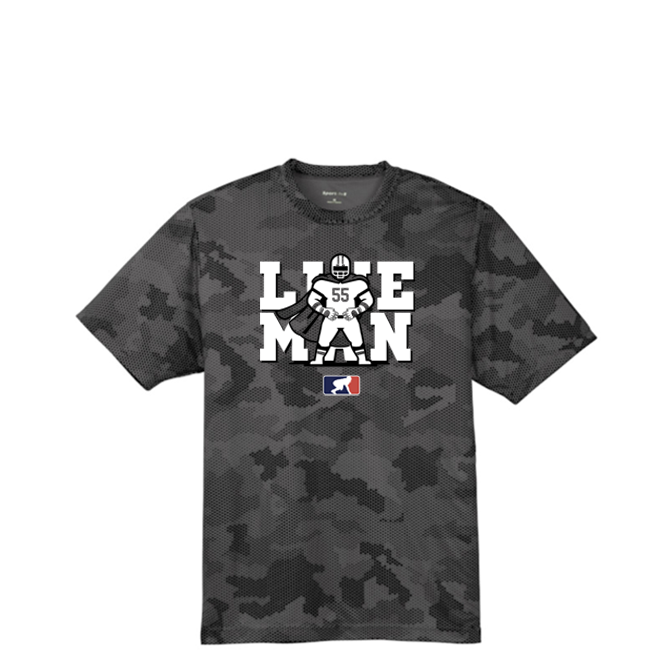 LINE MAN - Hex Camo Performance Tee