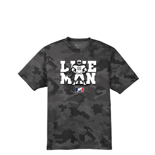 LINE MAN - Hex Camo Performance Tee
