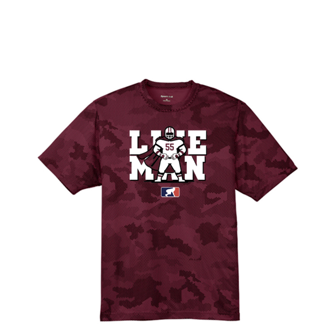 LINE MAN - Hex Camo Performance Tee