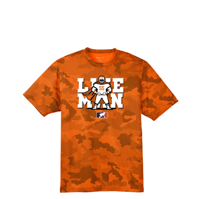 LINE MAN - Hex Camo Performance Tee