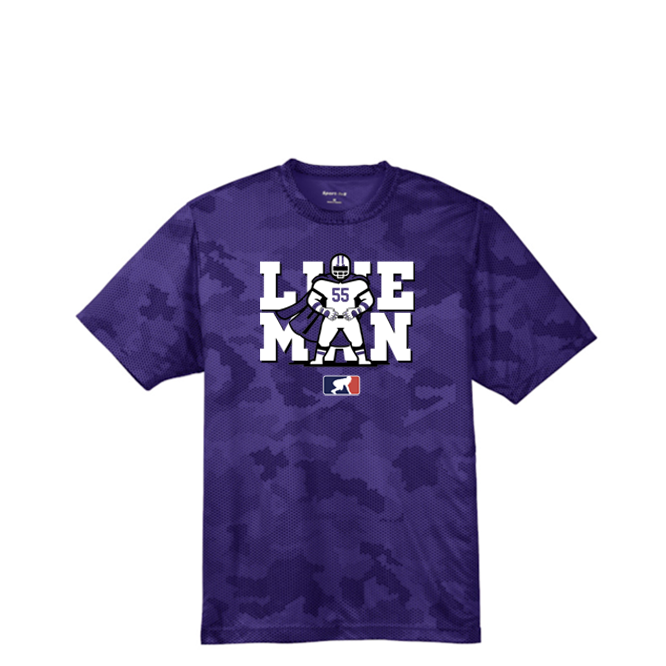 LINE MAN - Hex Camo Performance Tee