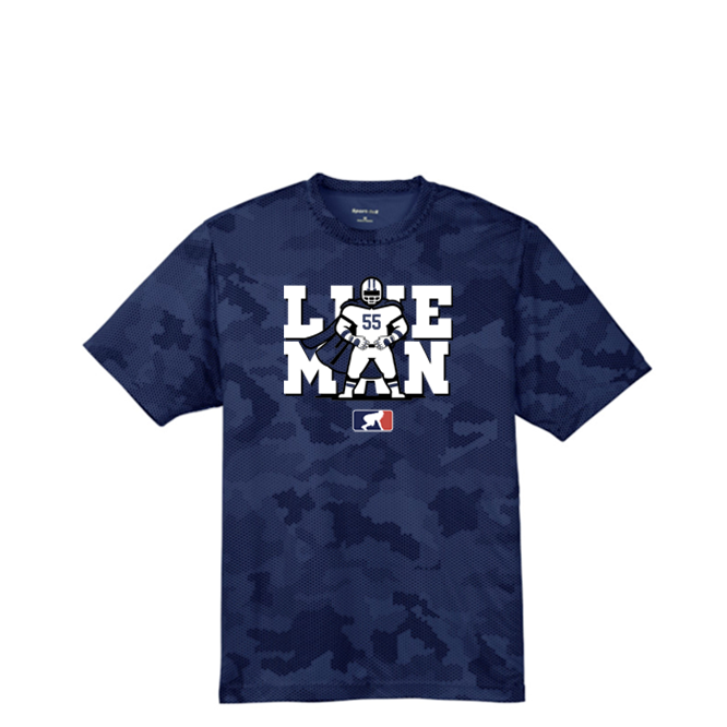 LINE MAN - Hex Camo Performance Tee