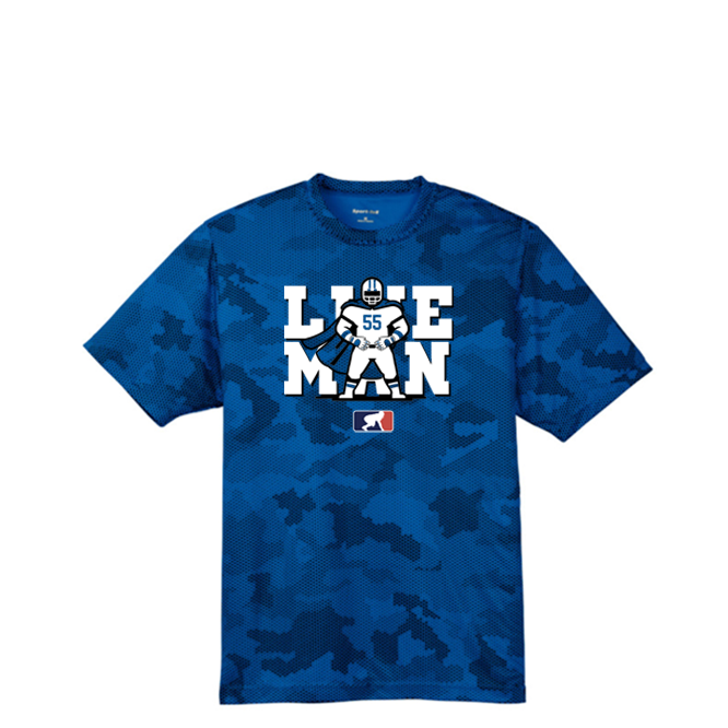 LINE MAN - Hex Camo Performance Tee