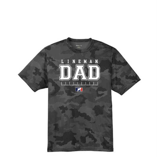 LINE DAD - Hex Camo Performance Tee