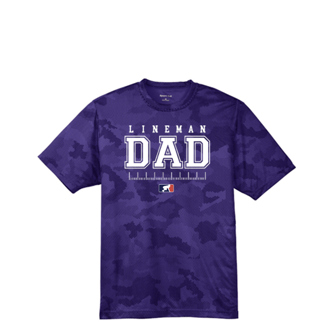 LINE DAD - Hex Camo Performance Tee