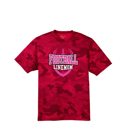 LINEMOM (Pink) - Hex Camo Performance Tee