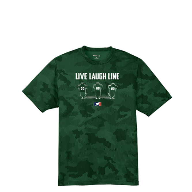 LIVE LAUGH LINE - Hex Camo Performance Tee