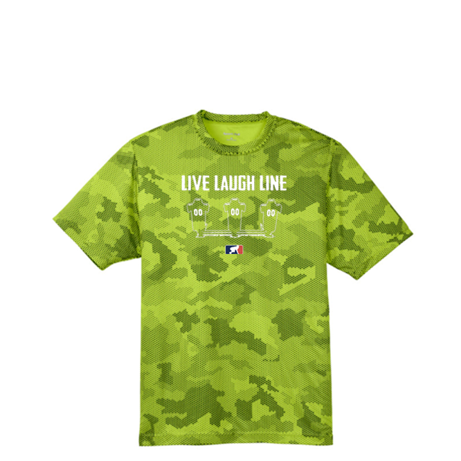 LIVE LAUGH LINE - Hex Camo Performance Tee