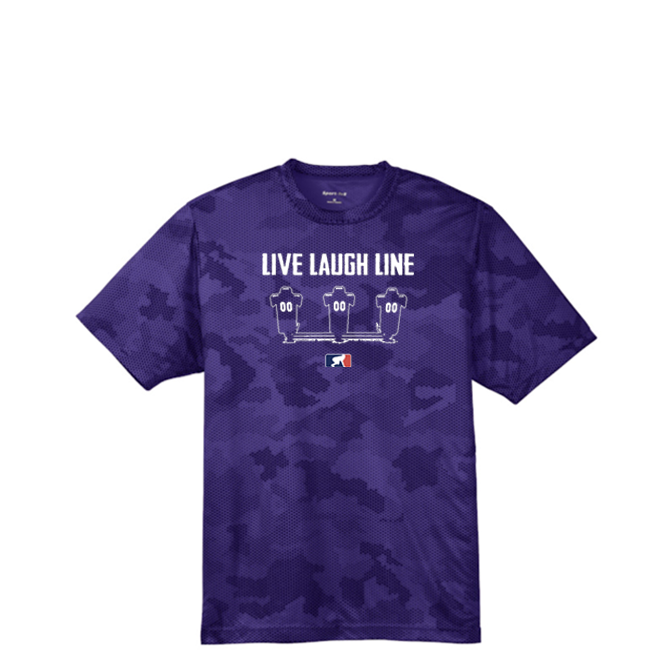 LIVE LAUGH LINE - Hex Camo Performance Tee