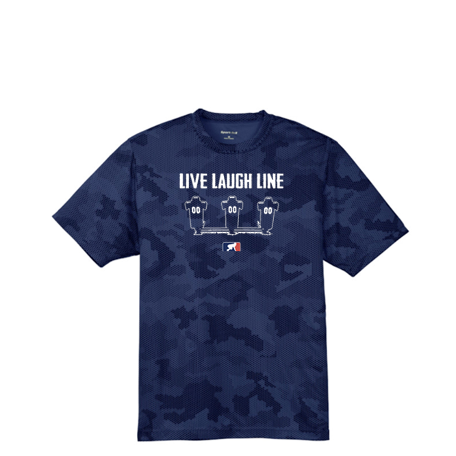 LIVE LAUGH LINE - Hex Camo Performance Tee