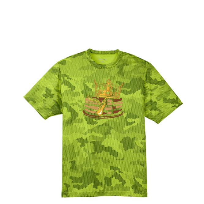 PANCAKE KING - Hex Camo Performance Tee