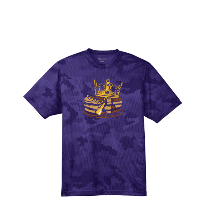 PANCAKE KING - Hex Camo Performance Tee