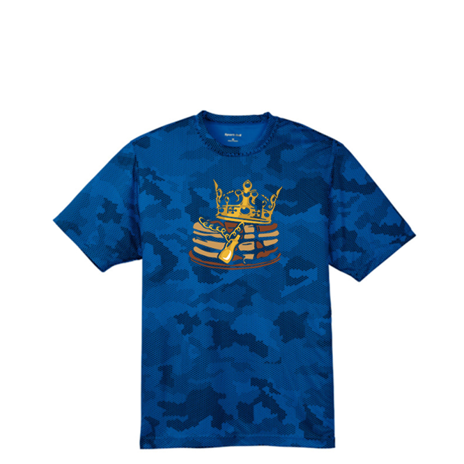 PANCAKE KING - Hex Camo Performance Tee