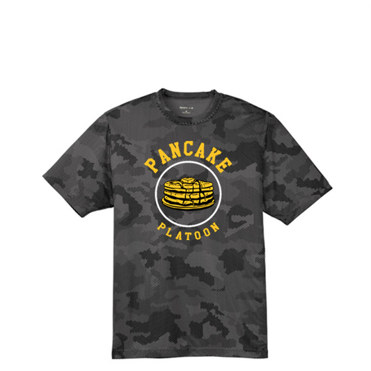 PANCAKE PLATOON - Hex Camo Performance Tee