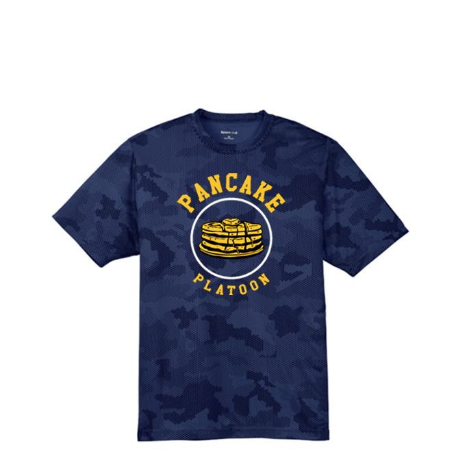 PANCAKE PLATOON - Hex Camo Performance Tee