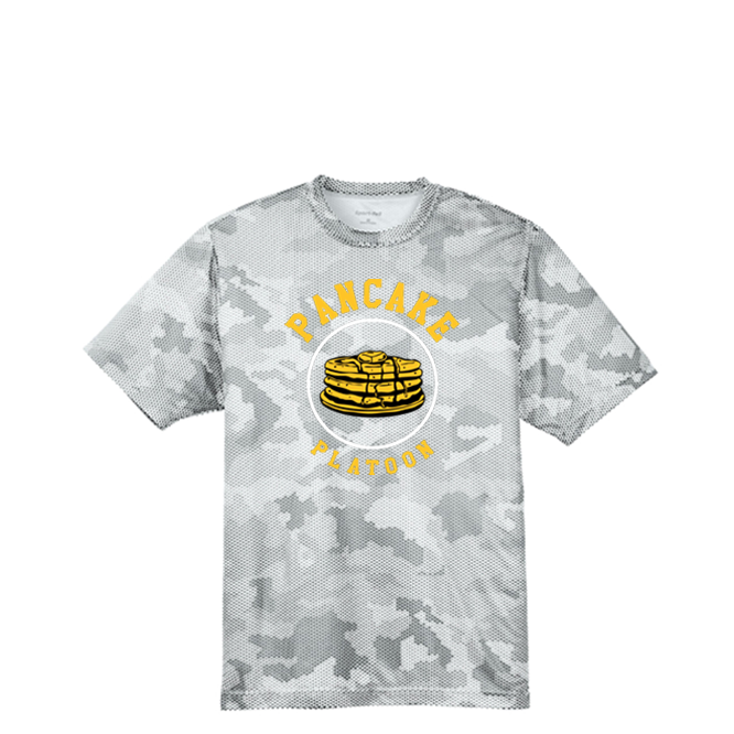 PANCAKE PLATOON - Hex Camo Performance Tee