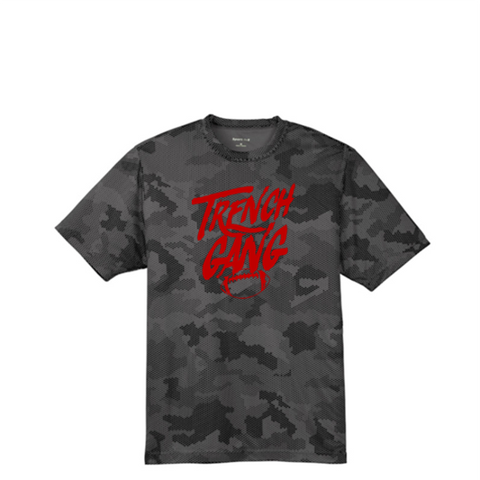 TRENCH GANG (Red) - Hex Camo Performance Tee