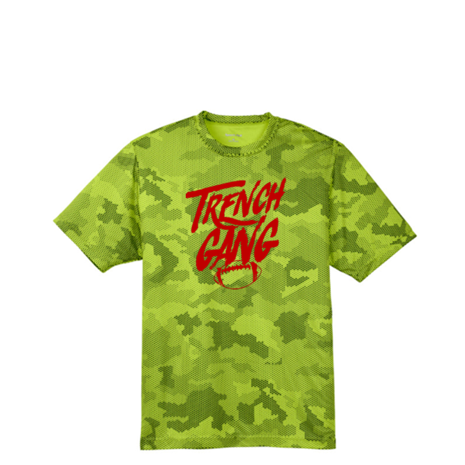 TRENCH GANG (Red) - Hex Camo Performance Tee