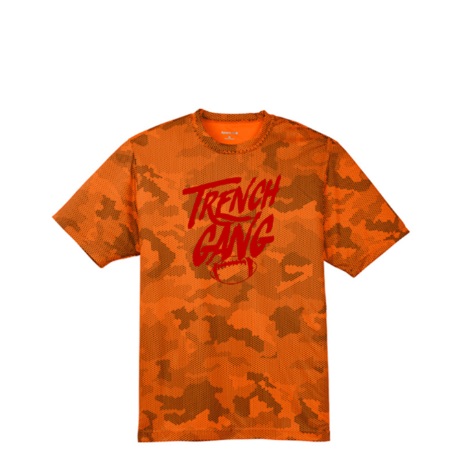 TRENCH GANG (Red) - Hex Camo Performance Tee