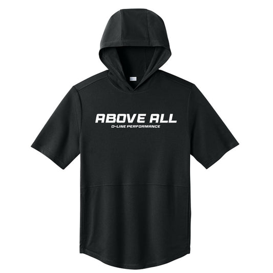 ABOVE ALL - Hooded Short Sleeve Performance Tee