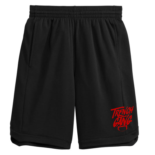 TRENCH GANG (Red) - Position Shorts
