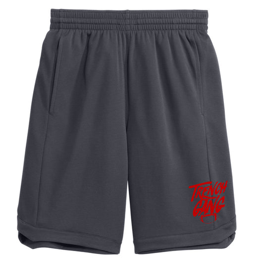TRENCH GANG (Red) - Position Shorts
