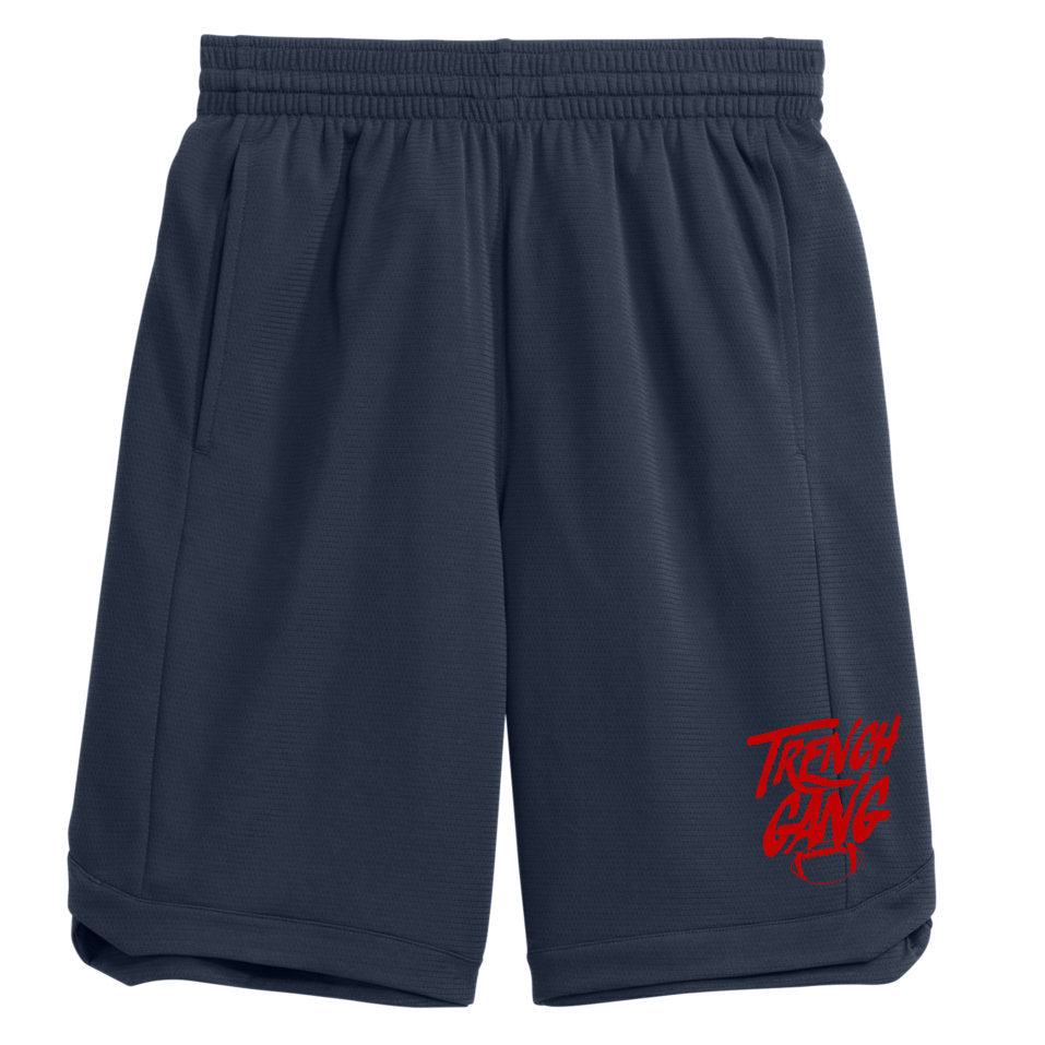 TRENCH GANG (Red) - Position Shorts