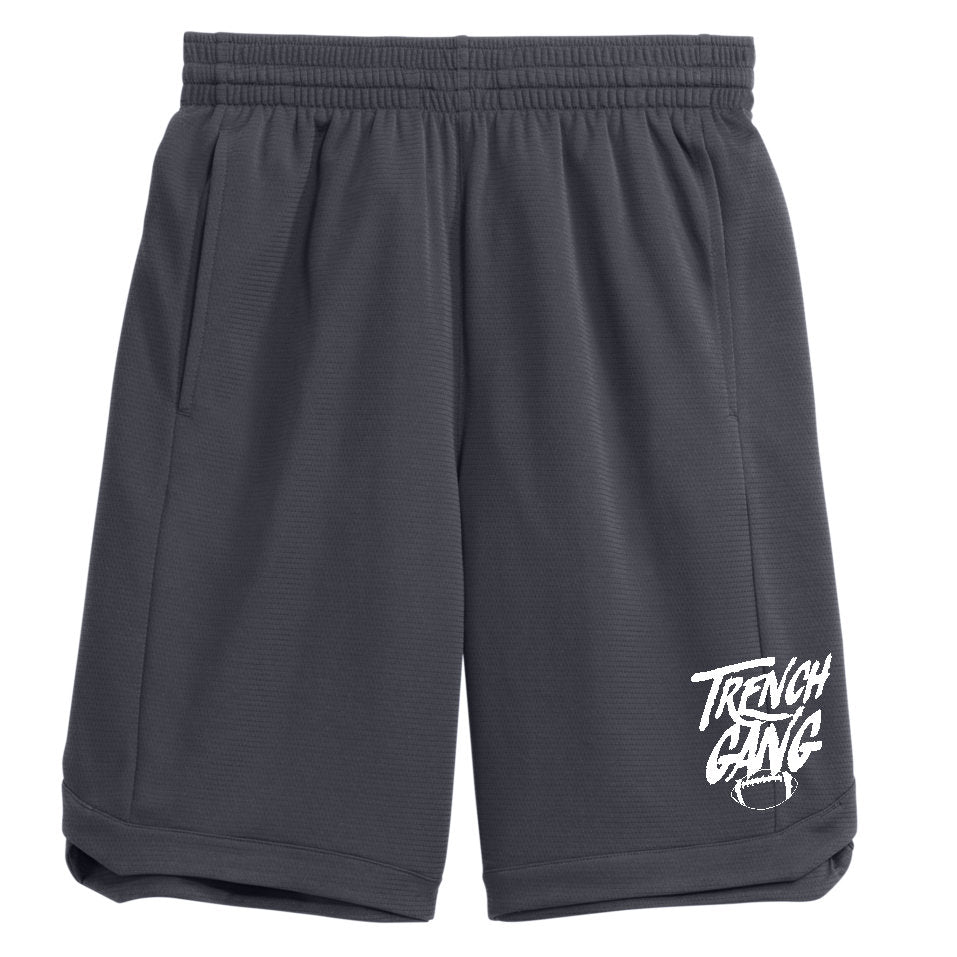 TRENCH GANG (White) - Position Shorts