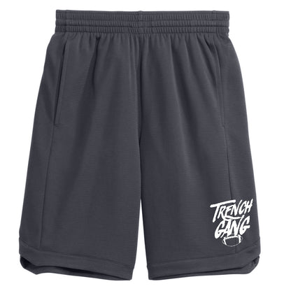 TRENCH GANG (White) - Position Shorts