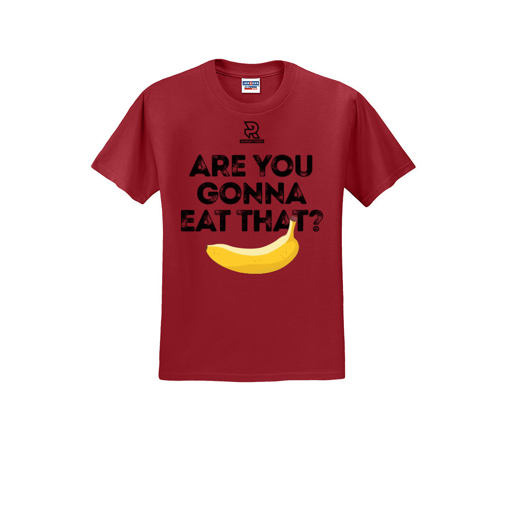 ARE YOU GONNA EAT THAT? (Black) - Short Sleeve 50/50 Tee