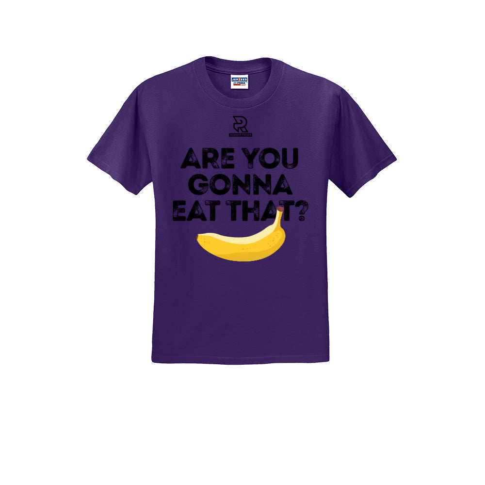 ARE YOU GONNA EAT THAT? (Black) - Short Sleeve 50/50 Tee
