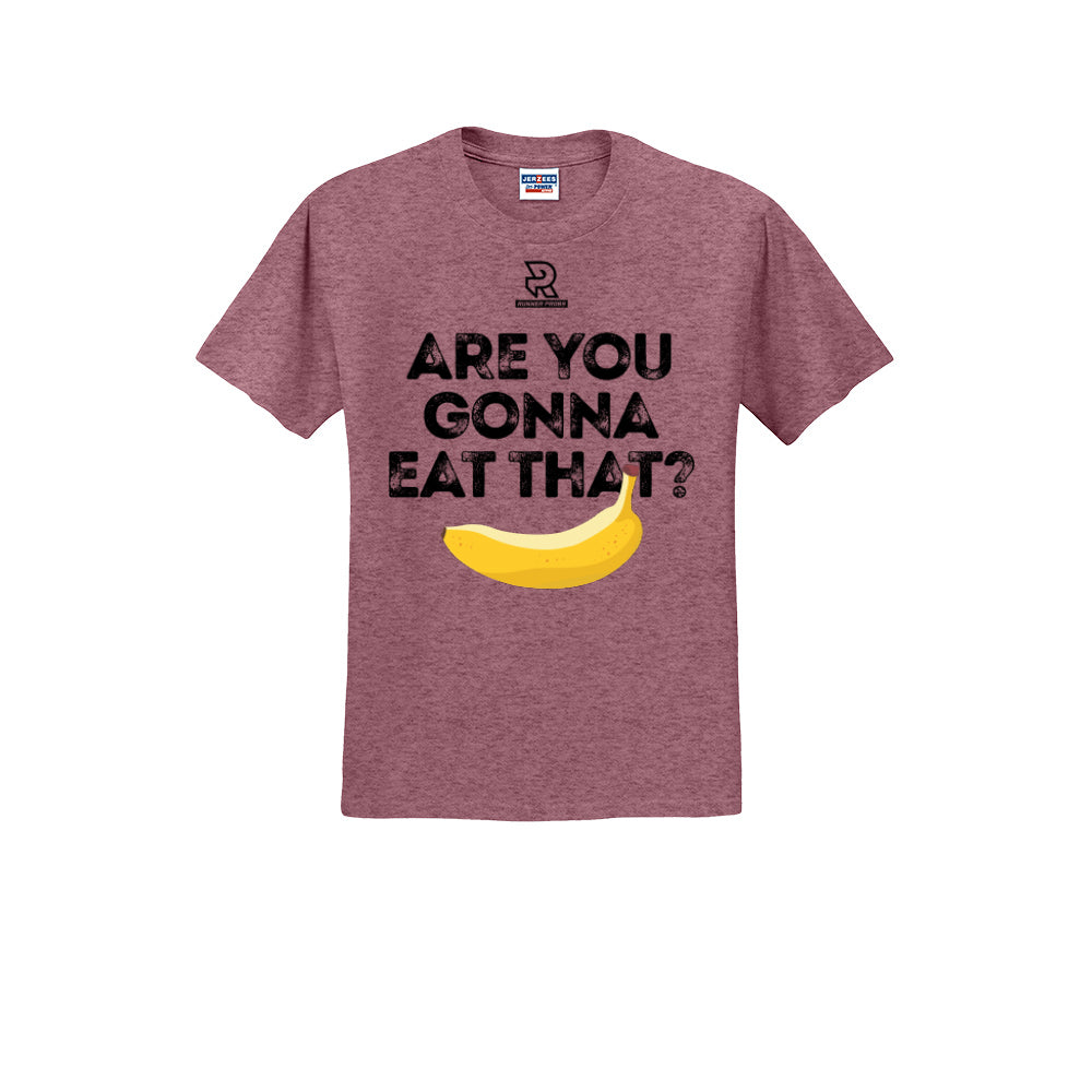 ARE YOU GONNA EAT THAT? (Black) - Short Sleeve 50/50 Tee