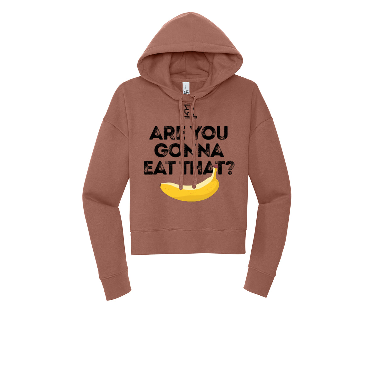 ARE YOU GONNA EAT THAT? (Black) - Womens Fleece Hoodie