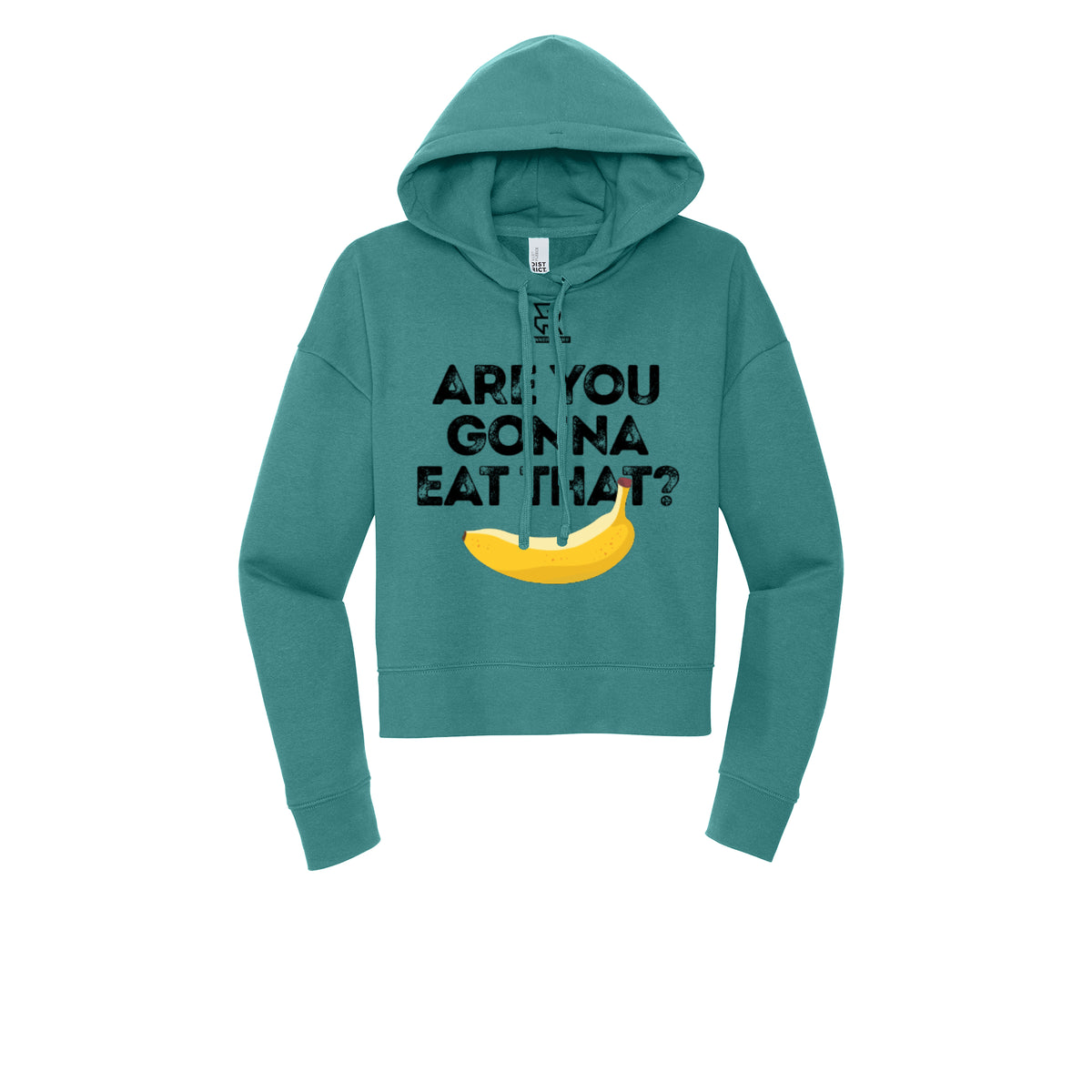 ARE YOU GONNA EAT THAT? (Black) - Womens Fleece Hoodie