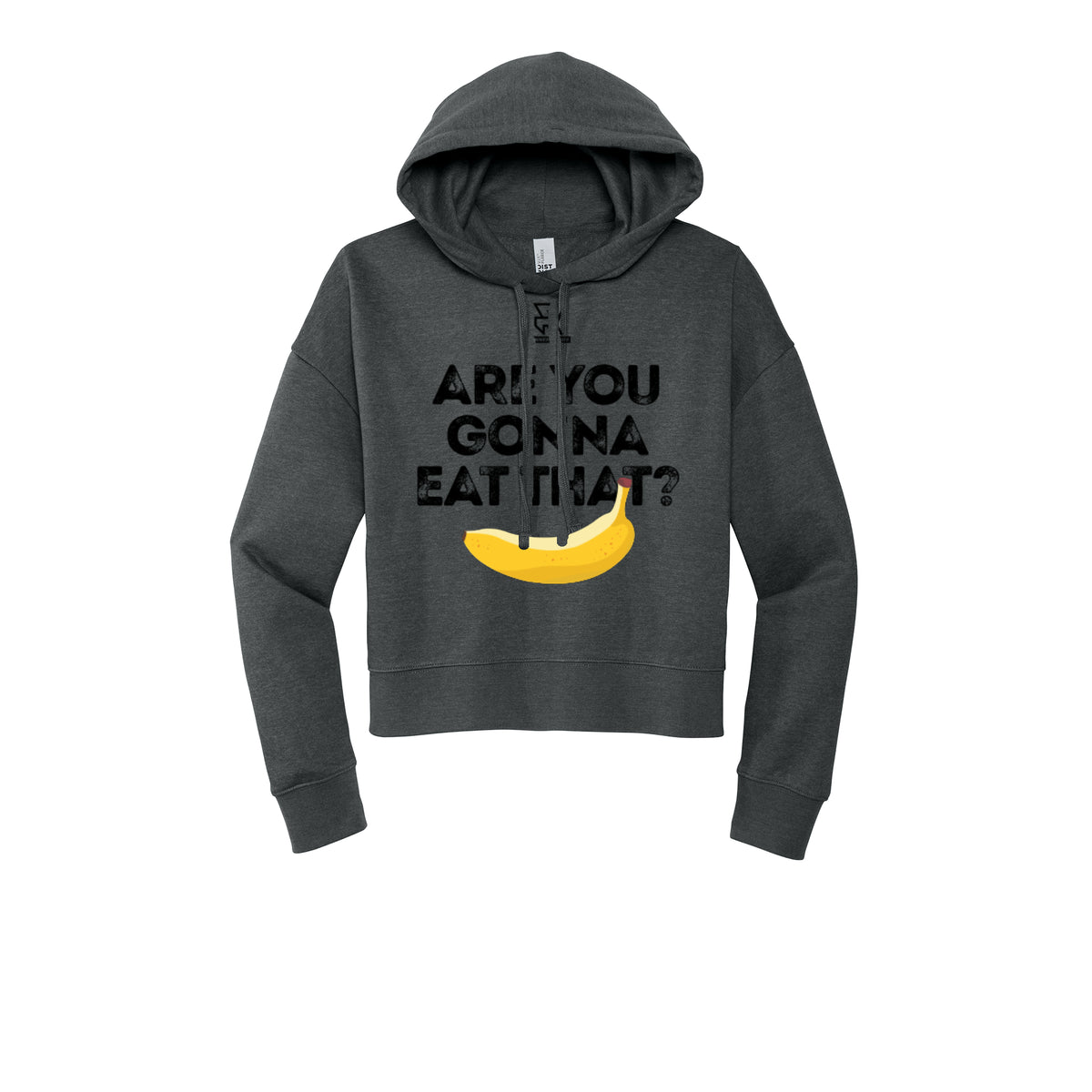ARE YOU GONNA EAT THAT? (Black) - Womens Fleece Hoodie