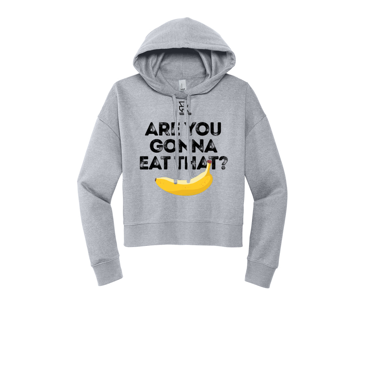 ARE YOU GONNA EAT THAT? (Black) - Womens Fleece Hoodie