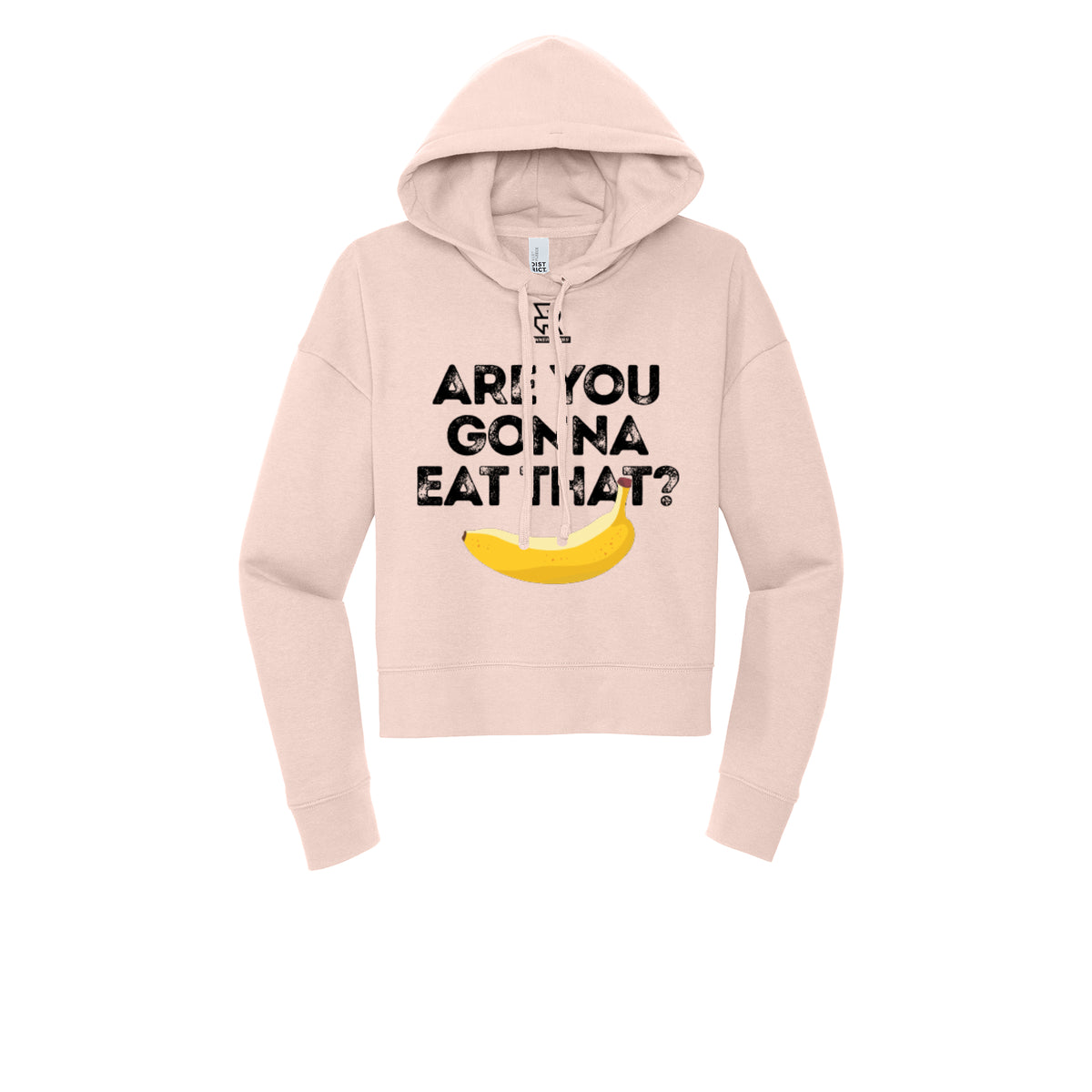 ARE YOU GONNA EAT THAT? (Black) - Womens Fleece Hoodie