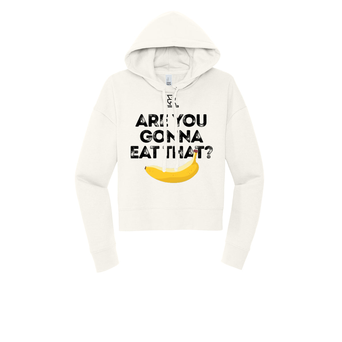 ARE YOU GONNA EAT THAT? (Black) - Womens Fleece Hoodie