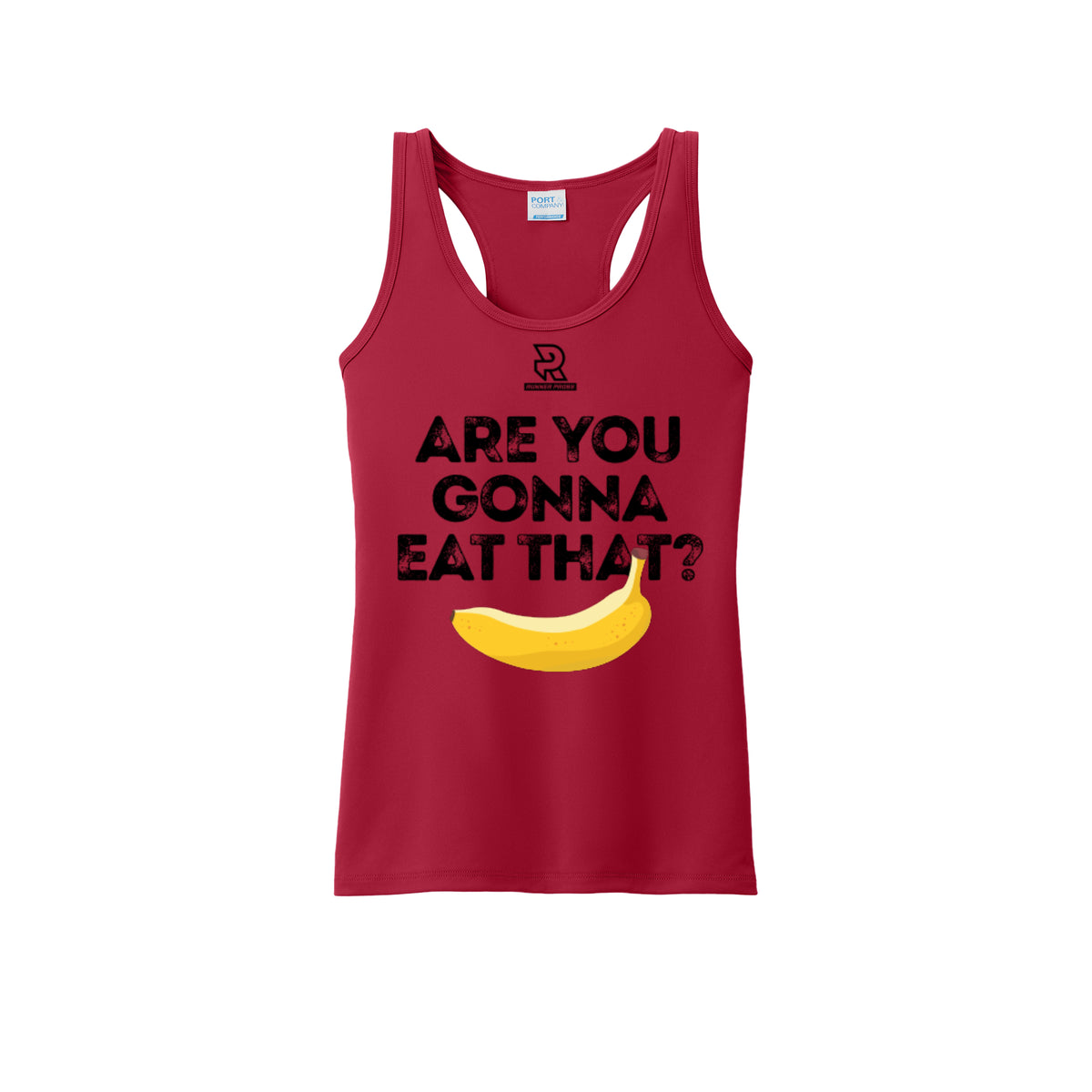 ARE YOU GONNA EAT THAT? (Black) - Womens Performance Tank
