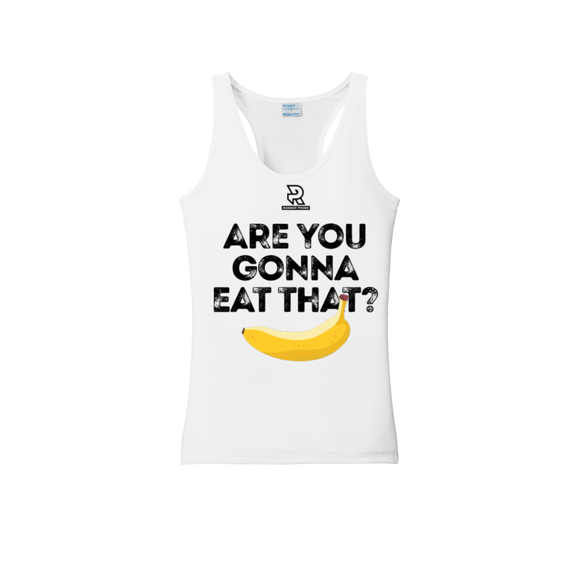 ARE YOU GONNA EAT THAT? (Black) - Womens Performance Tank