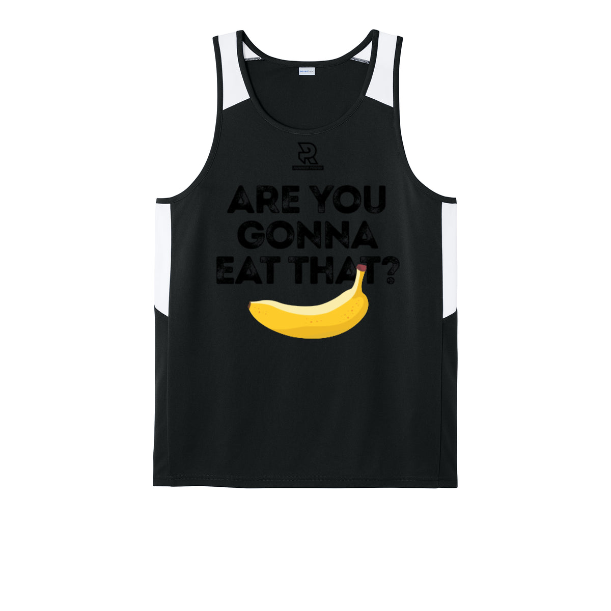 ARE YOU GONNA EAT THAT? (Black) - Mens Club Track Tank