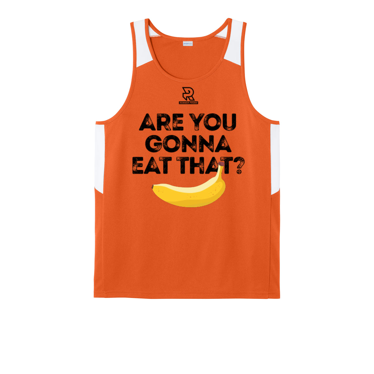 ARE YOU GONNA EAT THAT? (Black) - Mens Club Track Tank